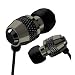 Electronics : BadBoyz Black Metal Replacement In-Ear Metal 3.5mm Stereo EarBud EarPhones HeadPhones Headset for all Apple iPhone, iPod Generation Shuffle Nano Mini Video Classic Touch / Creative Zen / ZUN / Sony / Sansa / Samsung other MP3 / MP4 / CD / DVD Players which have 3.5mm Audio Socket