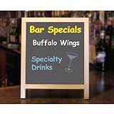 TABLETOP A-FRAME BLACK CHALKBOARD