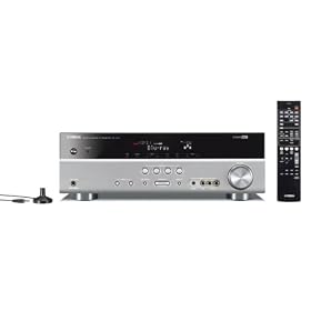 Yamaha RX-V371 Ti 5.1 Ricevitore AV (HDMI, Upscaler 1080p, 3D-Ready), colore: Titanio