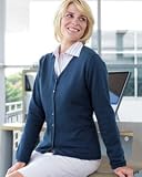 Devon & Jones Ladies Stretch Everyday Cardigan Sweater