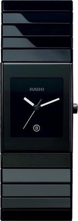 Rado Ceramica Black Ceramic Ladies Watch R21347222