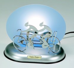 Childrens Toyshop  Toys : Tandem Bike Solar Lamp