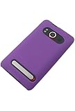 GTMax Purple Hard Rubber Snap On Crystal Cover Case For Sprint HTC EVO 4G C ....