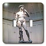 Art - Michaelangelos David Statue - Light Switch Covers - double toggle switch