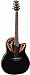 Ovation CC48 Celebrity Deluxe Super Shallow Acoustic-Electric Guitar, Black