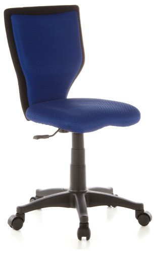 HJH Office/Buerostuhl24 670020 Kinder B&uuml;rostuhl / Drehstuhl Kiddy Lux Netzstoff, blau Preisvergleich
