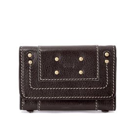 Buy Ladies Cappuccino Leather 6 Key Holder Wallet: Cappuccino Wallet by Chloe