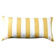 Be Still Homewares Yellow and White Stripes Decorative Throw Pillow Cover 25 x 13 inch