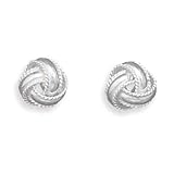 Cleversilver's Love Knot Stud Earrings