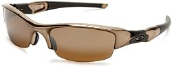 Oakley Men's Flak Jacket Chrome Iridium Polarized Sunglasses