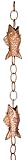 Good Directions 487P-6 6-Feet 6-Fish Copper Rain Chain, Polished Finish