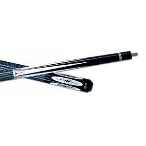 Buy Meucci 9721BBD Meucci Black Ebony and White Pool Cue Stick with 2 Black Dot Shafts