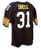 Donnie Shell Signed Pittsburgh Steelers Black Throwback Jersey