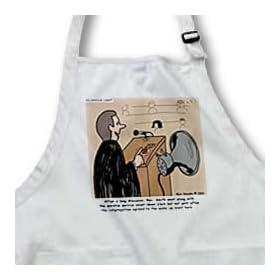 Sermon Count-Down Clock and Blast Horn - Waist Apron With Pockets by 