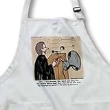 Sermon Count-Down Clock and Blast Horn - Medium Length Apron With Pouch Pockets 22w X 24l by 