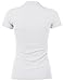 Luna Flower Slim Fit Short Sleeve Sport Plain Basic Polo Shirts 103-White US M
