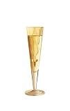Champagne Glass, Champus, Antlers, Designer Gold and Silver Champagne Flute w/ Napkin in Gift Box