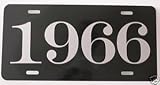 1966 YEAR LICENSE PLATE