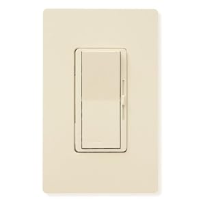 Lutron Diva DV-603P-IV Incand 600 Watt 3-Way Light Dimmer in Ivory by Lutron