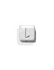 MMA Silver - Oxidized l Cube Bead