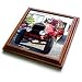 Old Fire Truck - 8x8 Trivet With 6x6 Ceramic Tile