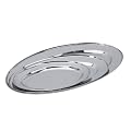 Equinox - 500538 - Lot de 3 Plats Ovale - Inox