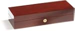 Diplomat Men Mahogany Wood 6 Watch St...