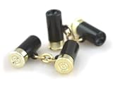 Christopher Simpson Black Shotgun Catridge Cufflinks