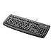 Logitech OEM Deluxe 250 Keyboard Black, PS/2 connection