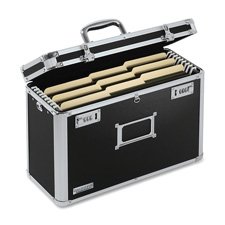 Vaultz Locking Personal File Tote, Legal Size, Black (VZ01189)