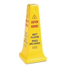 Rubbermaid Commercial FG628700 Yellow Cone Barricade System