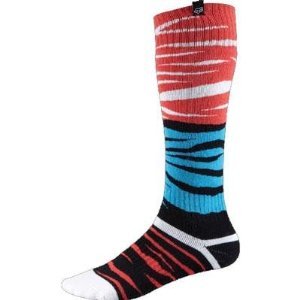 Fox Racing FRI Forzaken Youth Boys Off-Road/Dirt Bike Motorcycle Socks - Black/Red / Medium