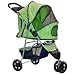 Classic Green 3 Wheel Pet Stroller