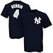 Majestic New York Yankees #4 Lou Gehrig Youth Navy Blue Cooperstown Player T-shirt