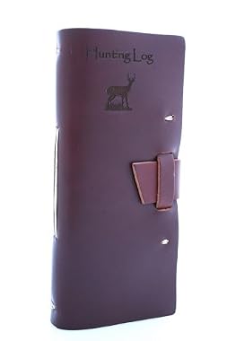 Rustic River Genuine Leather Hunting Log - Made in the USA