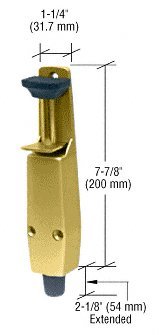 Door Mounted Brass Finish Step-On Door Holder On Sale