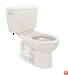 TOTO CST743S-01 Drake Round Bowl and Tank, Cotton White