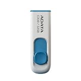 www.allcomputerdeals.com: A-DATA Classic C008 32GB AC008-32G-RWE Retractable USB Flash Drive, Blue Flash Drives
