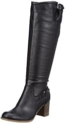 ESPRIT Estonia Boot I10355, Damen Fashion Stiefel, Schwarz (black 001), EU 40