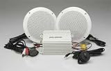 Poly-Planar Marine MP3 Kit Includes MA-4055 5 2-way marine speakers, ME-50 marine amplifier and IC-3.5PM MP3 adapter
