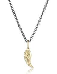 Erica Molinari "Renaissance" 14k Feathered Wing Charm Necklace