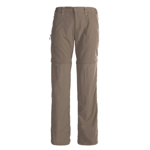 White Sierra Women's Sierra Point Convertible Pant (29-Inch Inseam) (Bark, Small)