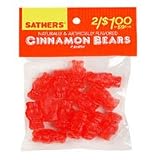 Sathers Cinnamon Bear Candy 3.75 Oz - 12 Ea