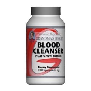 Blood Cleanser Phase IV - All Natural Herbal Remedy for Cleansing Blood - 100 Capsules