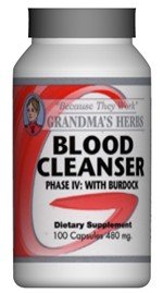 Blood Cleanser Phase IV - All Natural Herbal Remedy for Cleansing Blood - 100 Capsules