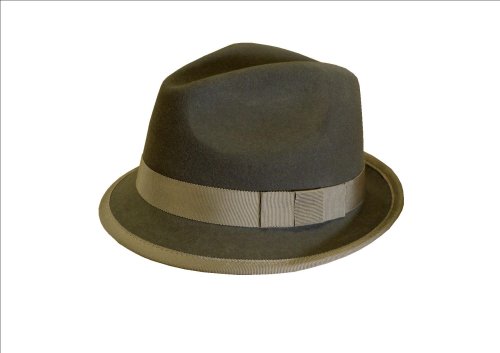Barmah Hat Stingy Short Brim Fedora, Dark Grey