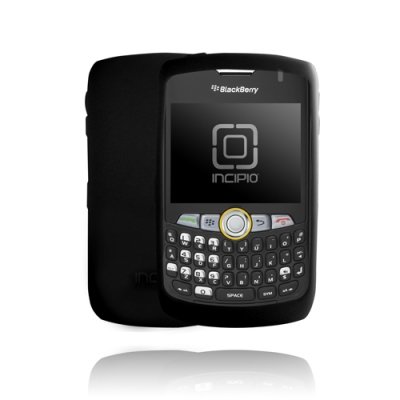 Incipio Technologies dermaSHOT Silicone Case for BlackBerry Curve 8350i (Black)