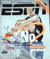 Darko Milicic autographed ESPN The Magazine (Detroit Pistons)