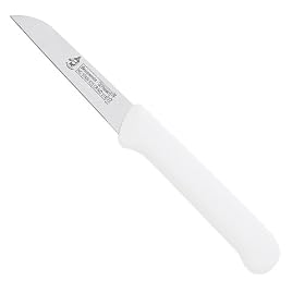 Messermeister 105/W 3-Inch Sheep's Foot Parer with Matching Sheath, White