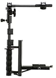 Camera Bracket FLIP FLASH ® ALZO Digital w/ Tilting Flash Umbrella Mount H-Bar - Achieve studio quality images with your Portable Flash Speedlight - for all DSLR - comparable to Custom Brackets Digital Pro-M - Requires Shoe Mount Adaptor for NIKON SB-900